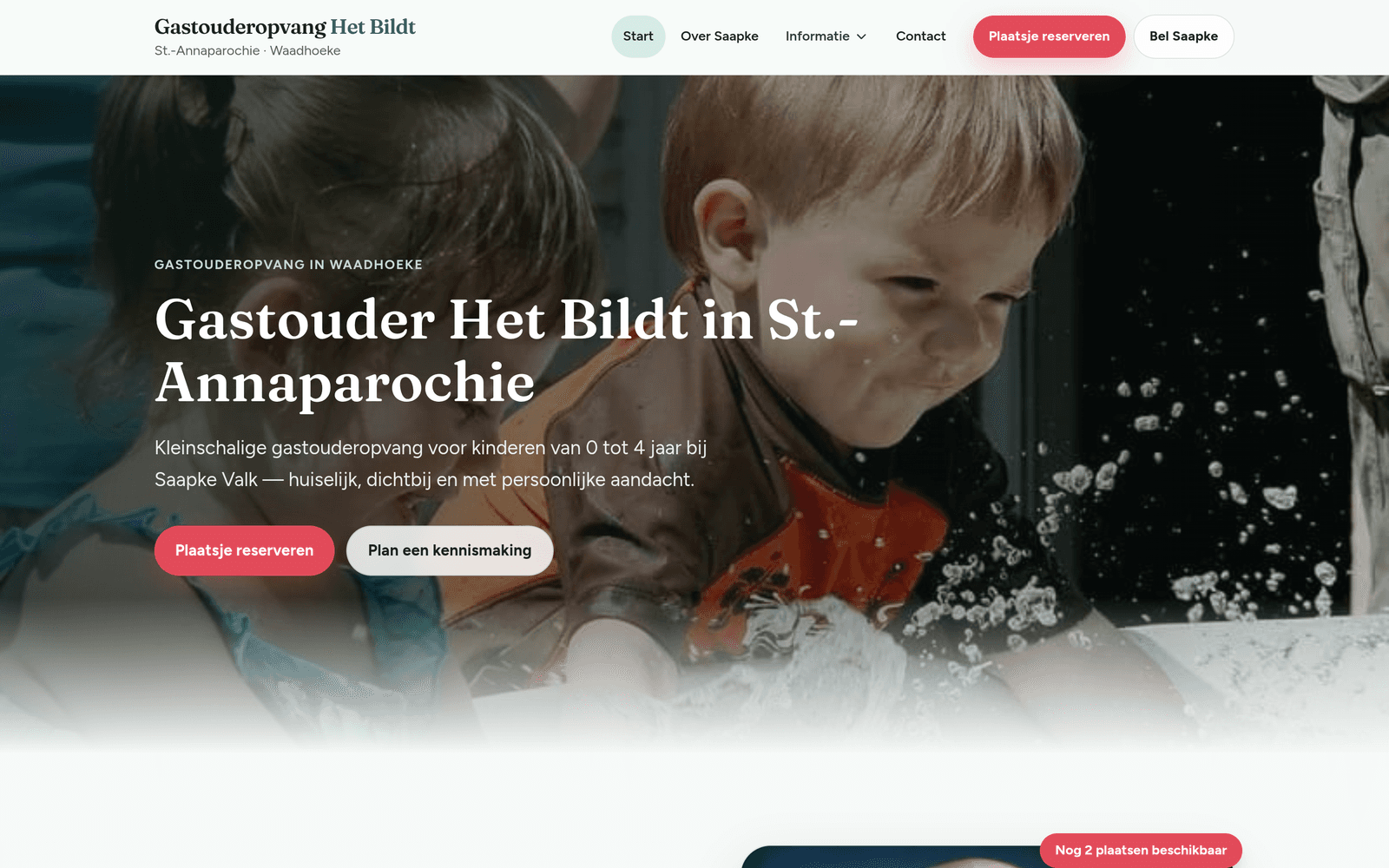 Voorbeeld van Gastouderopvang Het Bildt, desktop