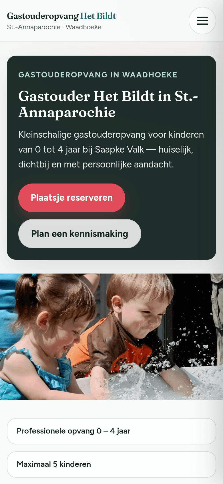 Voorbeeld van Gastouderopvang Het Bildt, mobiel